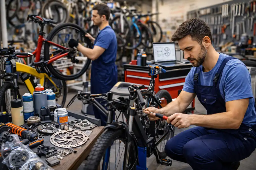 Professional bike repair in Prague and Plzeň